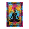 Ancient Kettős Pamut Ágytakaró / Falidísz - Chakra Buddha