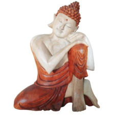 Ancient Kézműves Buddha Szobor-Gondolkozó-30cm dekoráció