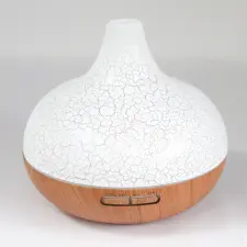 Ancient Santorini aroma diffúzor, párologtató - Repedezett hatás - USB - Színváltós - Időzítővel illóolaj párologtató