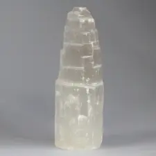 Ancient Természetes Szelenit Torony - 15 cm gyógyhatású készítmény