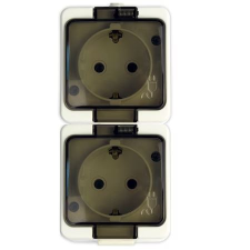 Anco 321167 Junior IP44 2-es földelt dugalj (anco321167) villanyszerelés