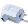 Anco 321726 16A 250V földelt dugvilla oldalsó bevezetéssel - Fehér (321726)