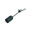 Anco FOGLALAT SORKAPOCCSAL E27 FEKETE 15CM H03VVH2 2X0,75MM VEZETÉKKEL