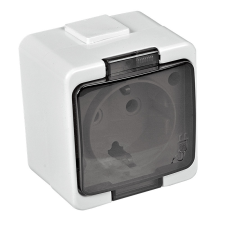 Anco Junior 1-es földelt dugalj, kültéri villanyszerelés