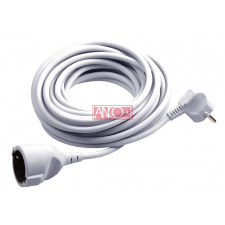 Anco Lengő hosszabbító 10m, fehér, H05VV-F 3G1,5 mm2 hosszabbító, elosztó