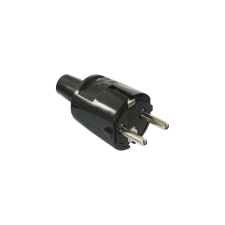 Anco PVC dugvilla földelt fekete 16A 250V 321211 villanyszerelés