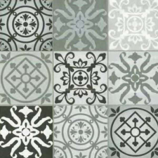  Andalúz fekete-fehér öntapadós tapéta 45cmx15m tapéta, díszléc és más dekoráció