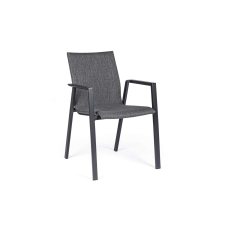 Andrea Bizzotto spa ODEON II fekete és szürke kerti szék kerti bútor