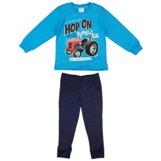 Andrea Kft. 2 részes fiú pizsama traktoros mintával