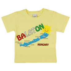 Andrea Kft. Baba| gyerek feliratos "Balaton" rövid ujjú póló (méret:80-128)