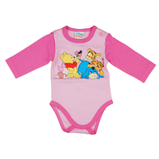 Andrea Kft. Disney Micimackó és barátai hosszú ujjú baba body rózsaszín kombidressz, body