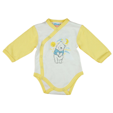 Andrea Kft. Disney Micimackó hosszú ujjú baba body fehér kombidressz, body