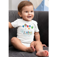 Andrea Kft. Gyereknapos rövid ujjú baba body 62 (9062) kombidressz, body