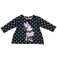 Andrea Kft. Hosszú ujjú kislány tunika Minnie egér mintával