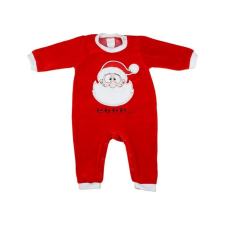 Andrea Kft. Mikulás hosszú ujjú piros plüss karácsonyi rugdalózó 20343042074 rugdalózó