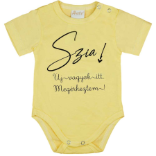 Andrea Kft. Rövid ujjú feliratos baba body 50 24419037050 kombidressz, body