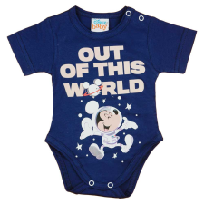 Andrea Kft. Rövid ujjú űrhajós baba body Mickey egér mintával kék kombidressz, body