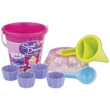 Androni Homokozó készlet tölcsérrel - közepes, rózsaszín homokozójáték