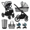 Angelcare MUUVO Kombinált babakocsi Slick 2.0 szett 2in1 Light grey