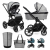 Angelcare MUUVO Kombinált babakocsi Slick 2.0 szett 2in1 Light grey