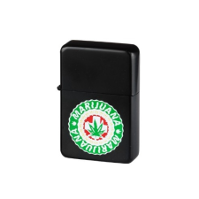 Angelo Angel Benzines öngyújtó fekete színű - Marihuána felirat öngyújtó