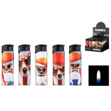 Angelo Angel újratölthető öngyújtó, napszemüveges kutya - 50db-os öngyújtó