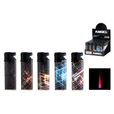 Angelo Angel újratölthető öngyújtó színes vonalmintás 206011-tálca öngyújtó