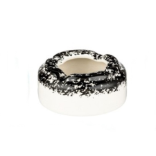  Angelo vihar hamutartó, kerámia, fekete hamutartó