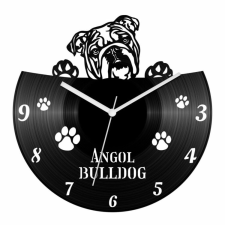  Angol bulldog bakelit óra falióra