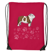 Angol bulldog - Sport táska piros tornazsák