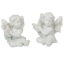  Angyal hangszerel poly fehér M3,5cm 2db-os csomag dekorációs kellék