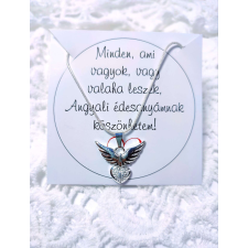 ANGYAL LÁNC ANYÁK NAPI IDÉZET KÁRTYÁVAL ajándéktárgy