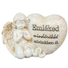  ANGYALKA SZÍVVEL FELIRATTAL M11CM dekorációs kellék