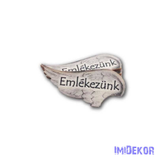  Angyalszárny 2,5x5,5cm - Emlékezünk dekorációs kellék