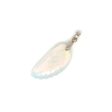 Angyalszárny medál opalit 15x30mm medál