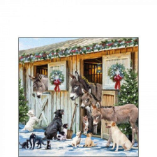 Animal Friends papírszalvéta 25x25cm, 20db-os papírárú, csomagoló és tárolóeszköz