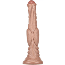 Animalorny Monster Dog – hosszú, 26 cm-es dildó, világosbarna műpénisz, dildó