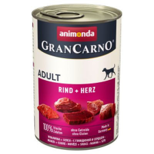 Animonda Animonda GranCarno Konzerv Marha + Szív 400gr kutyaeledel