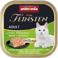 Animonda Animonda Vom Feinsten Gourmet pulykás, csirkemelles és gyógynövényes alutálkás macskaeledel (32 x... macskaeledel