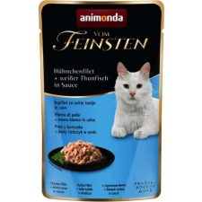Animonda Animonda Vom Feinsten Pouch csirkefilés és fehér tonhalas alutasakos macskaeledel szószban (18 x ... macskaeledel