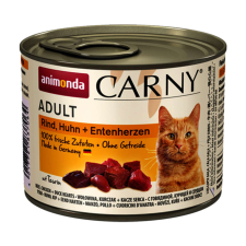 Animonda Carny csirke és kacsaszív -Több kiszerelésben - 200g macskaeledel