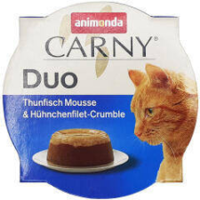 Animonda Carny duo 70g - tálkás eledel (tonhal mousse,csirke filé) felnőtt macskák részére (70g) macskaeledel