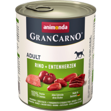 Animonda GranCarno Adult kacsaszíves és marhahúsos konzerv (6 x 400 g) kutyaeledel