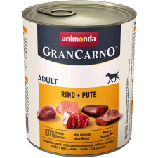 Animonda GranCarno Adult marhás és pulykás konzerv (6 x 800 g) 4.8kg kutyaeledel