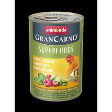 Animonda GranCarno Adult (superfood) konzerv - Felnőtt kutyák részére, csirke,spenót,málna,tökmag (400g) kutyaeledel