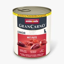 Animonda GranCarno Junior kutyakonzerv - pulyka 800 g kutyaeledel