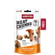 Animonda Meat Chunks Pute pur - jutalomfalat (pulyka) kutyák részére (60g) jutalomfalat kutyáknak