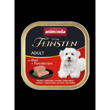Animonda Vom Feinsten Adult (marha,pulykaszív) alutálkás - Felnőtt kutyák részére (150g) kutyaeledel
