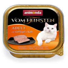 Animonda Vom Feinsten Adult – Szányas- és borjúhúsos macskaeledel (16 x 100 g) macskaeledel