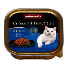  Animonda Vom Feinsten Cat lazac-gyógynövény mártással alutálkás 100gr macskaeledel